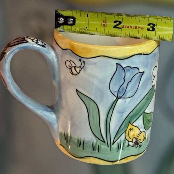 Tulip & Daisey Mug Cup Coffee Tea Flowers Never Used New Pre-Owned VG+++ - Picture 9 of 9